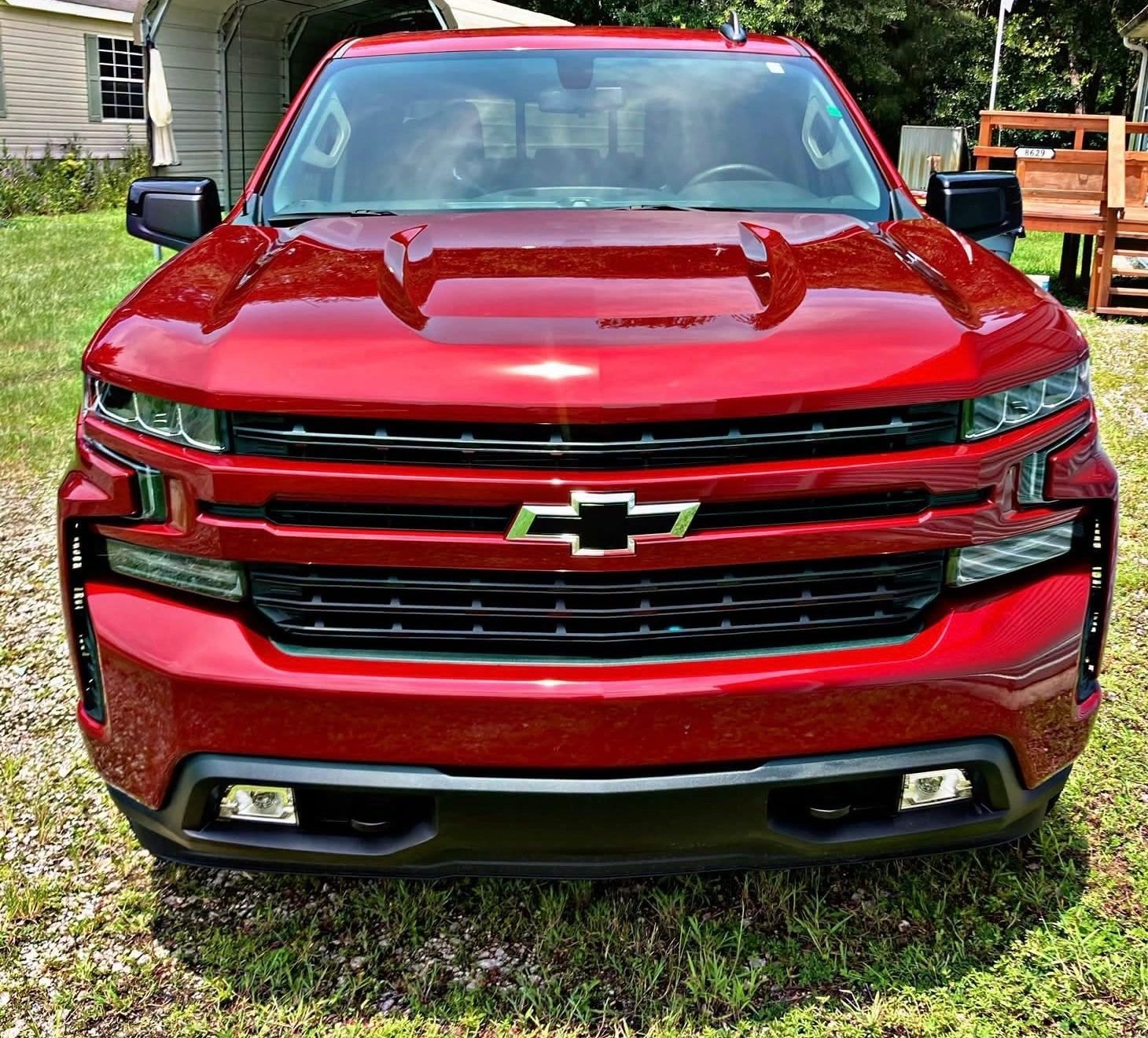Chevy truck with ceramic coating finish